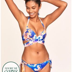 Tie dye bikini bottoms